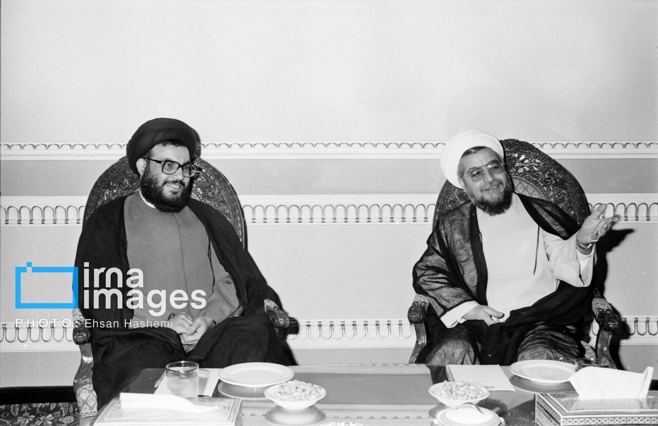عکسی قدیمی از حسن روحانی و سید حسن نصرالله