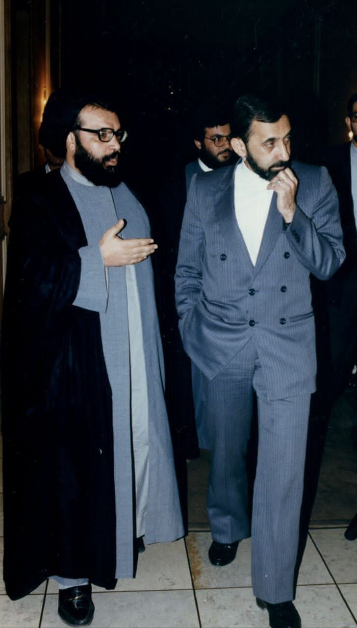عکسی خاص از علی‌اکبر ولایتی و ۲ دبیرکل حزب‌‎الله
