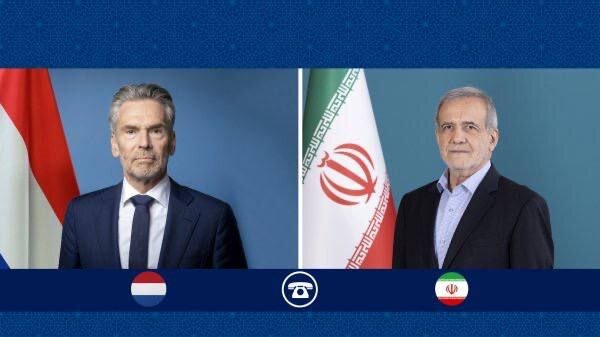 پزشکیان در گفت‌وگو نخست‌وزیر هلند دلایل حمله موشکی به اسرائیل را شرح داد +جزئیات