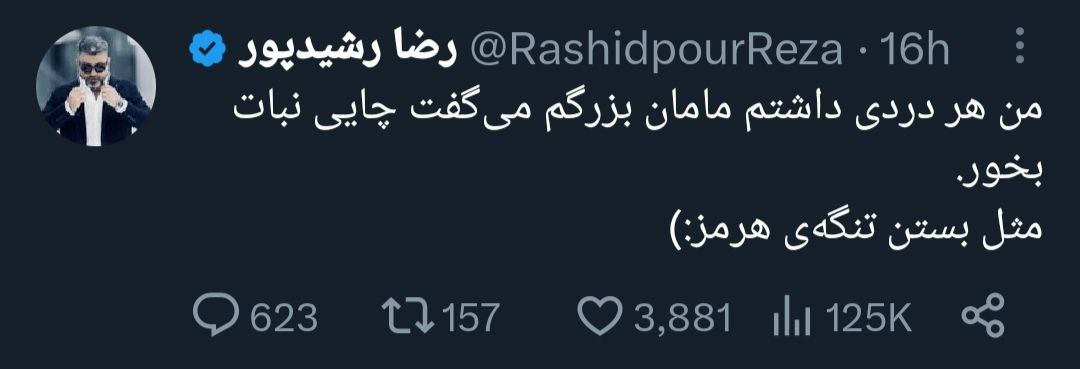 کنایه رشید‌پور به کیهان وایرال شد