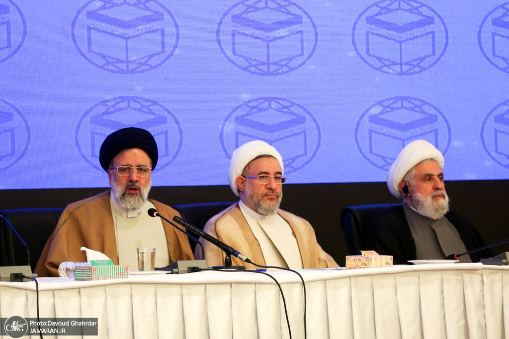 این عکس رئیسی کنار دبیرکل جدید حزب‌الله لبنان وایرال شد