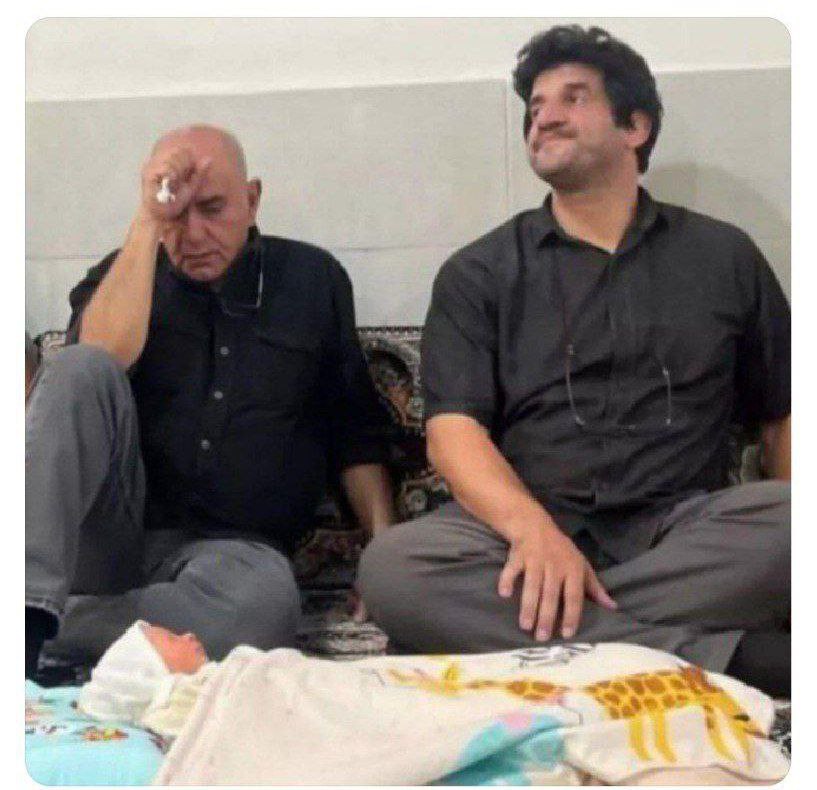 عکس| دیدار رسول خادم و پرویز پرستویی با مظلوم‌ترین نوزاد ایران!
