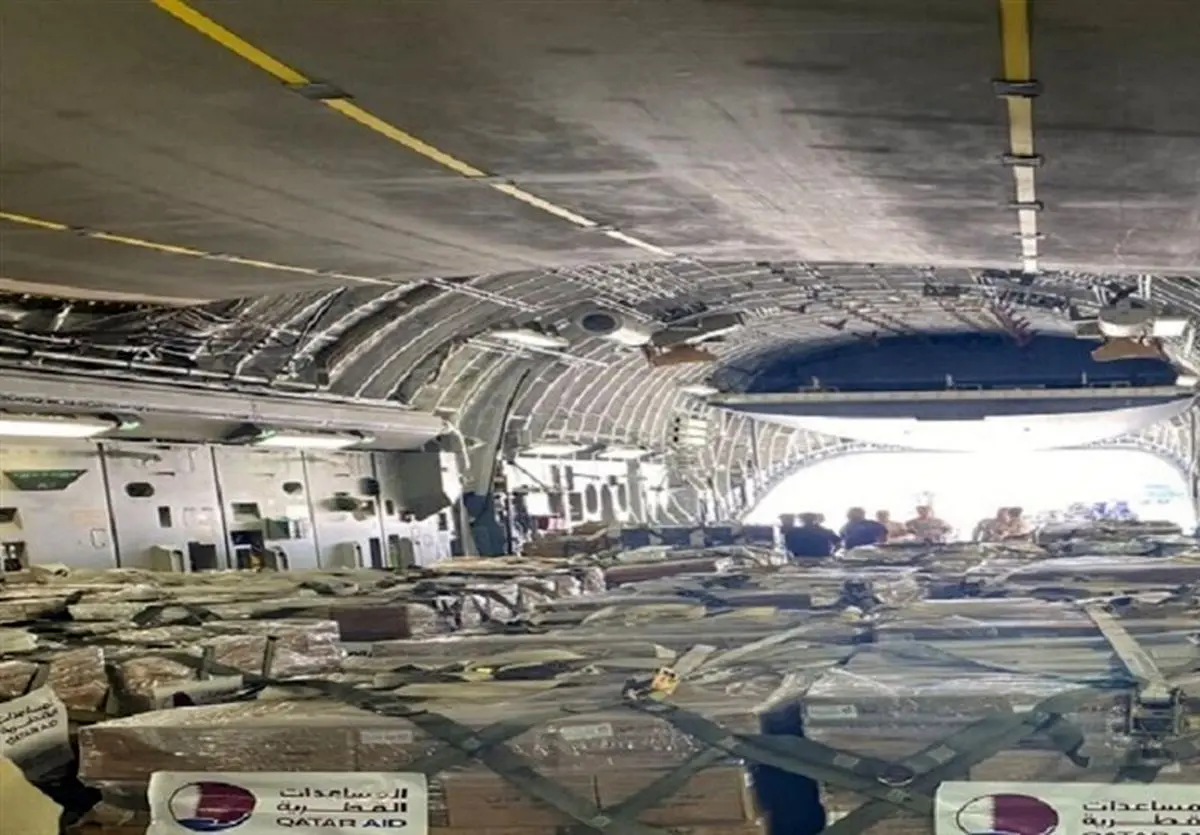 قطر برای ارسال کمک‌های بشردوستانه به لبنان پل هوایی زد