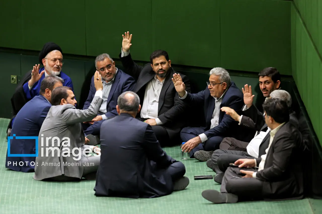 این نمایندگان وسط جلسه علنی مجلس جلسه برگزار کردند! +‌عکس