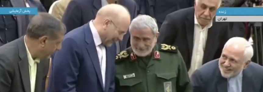 ویدیوی خوش‌وبش سردار قاآنی با قالیباف، عراقچی و ظریف وایرال شد