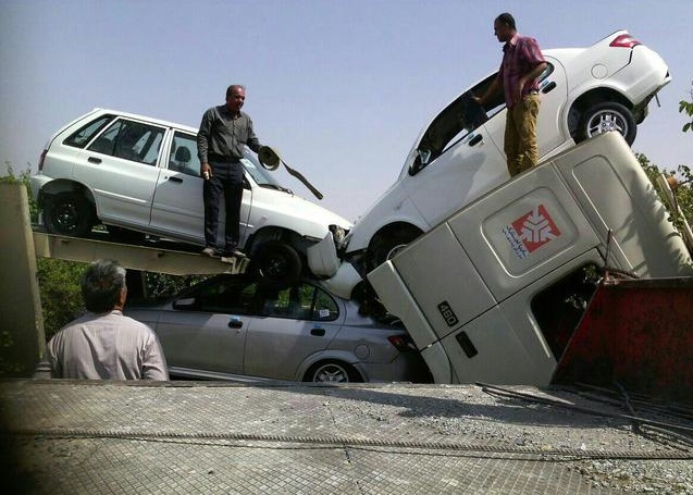 ویدیو| حمل رویایی خودروهای صفر به کابوس تبدیل شد