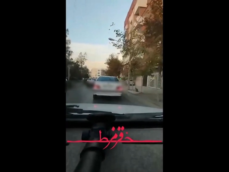 لحظات نفس‌گیر دستگیری سارق خودرو توسط پلیس وسط اتوبان +ویدیو