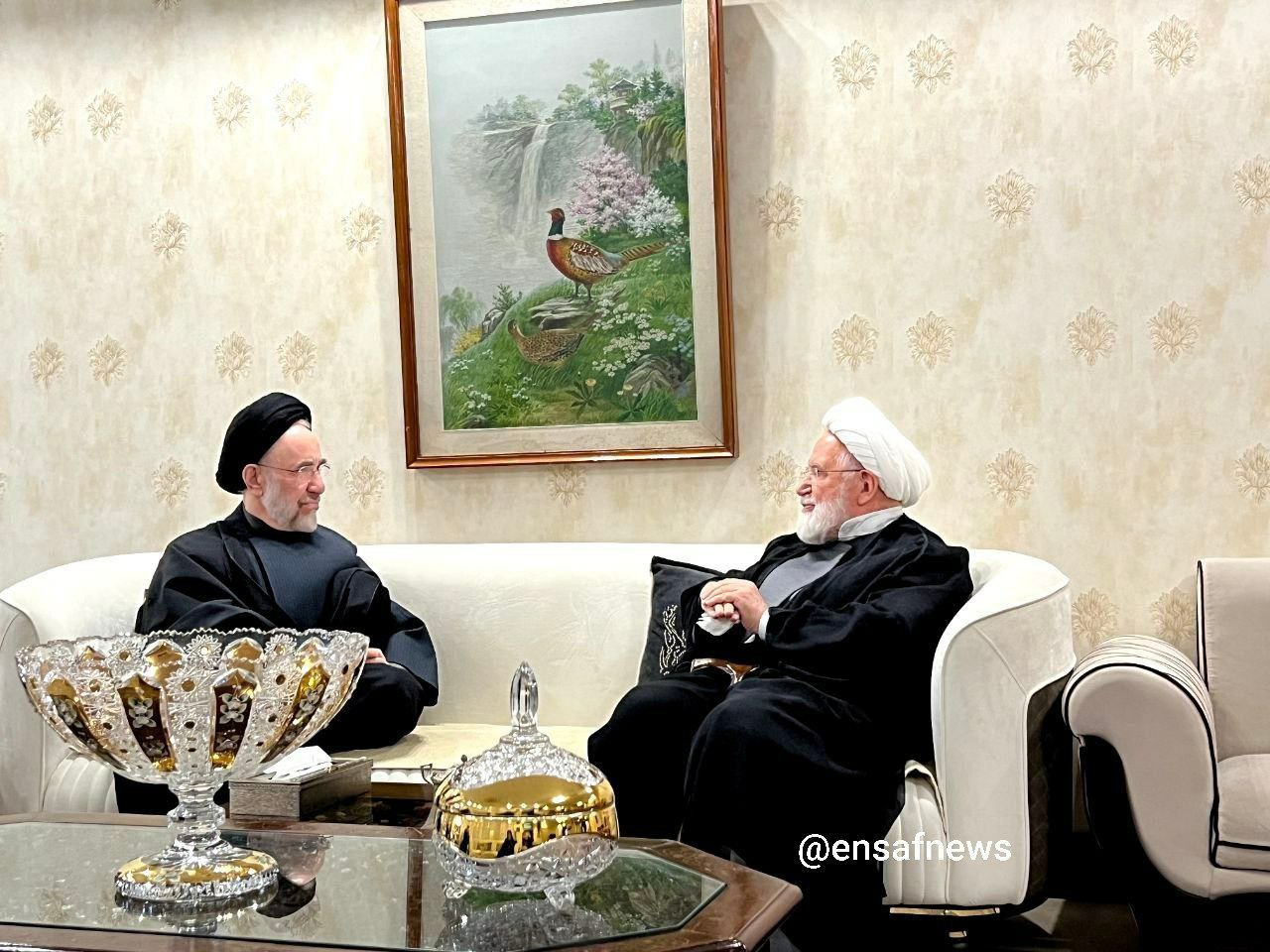 محمد خاتمی در دیدار با کروبی: او جزو صاحبان اولیه انقلاب است +عکس و ویدیو