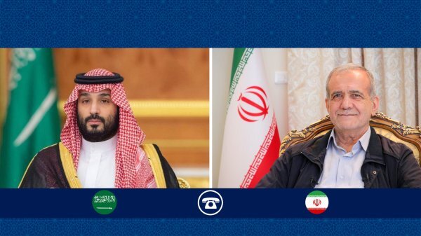 پزشکیان در گفت‌وگو با ولیعهد عربستان: با هیچ کشوری سر جنگ نداریم